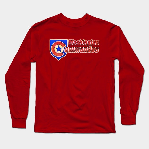 Washington Commandos Football Long Sleeve T-Shirt by Kitta’s Shop